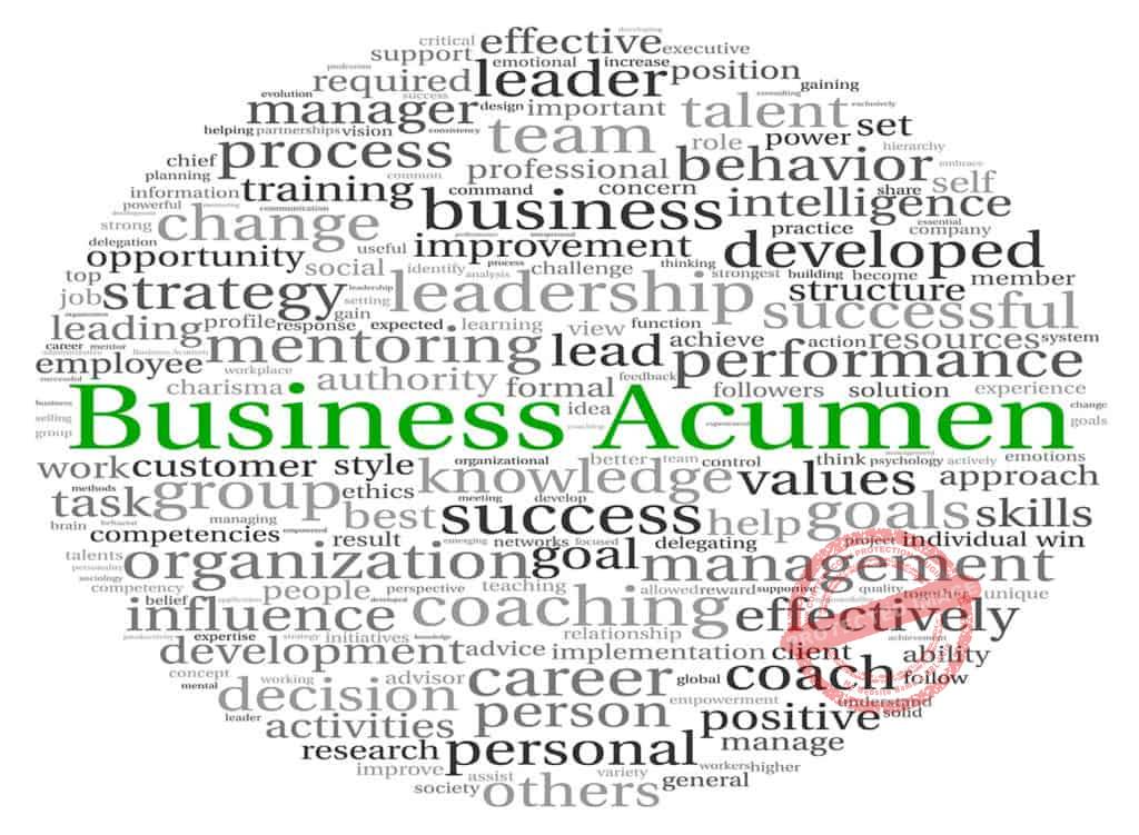 Acute business acumen