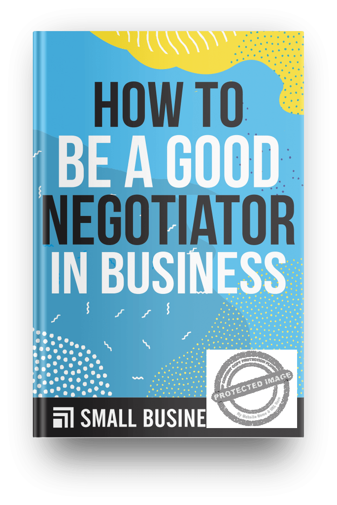 how to be a good negotiator in business
