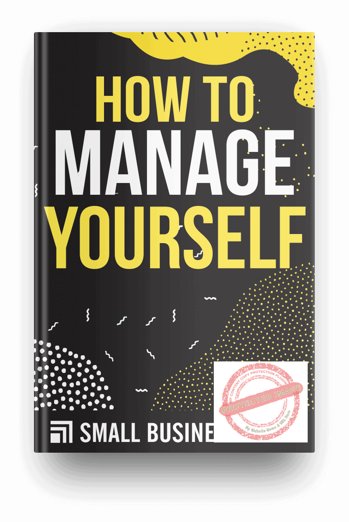 how to manage yourself