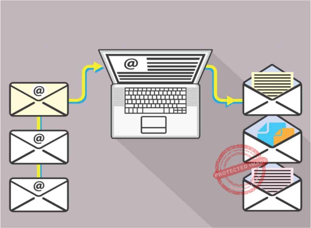 How to organize work email