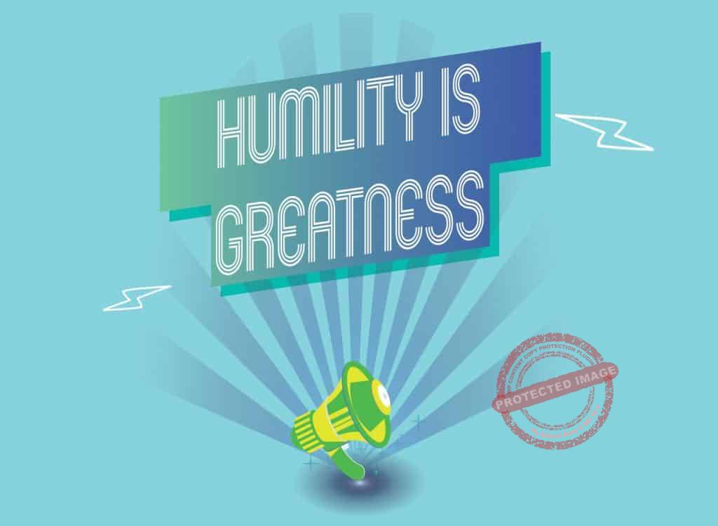 why being humble leads to success