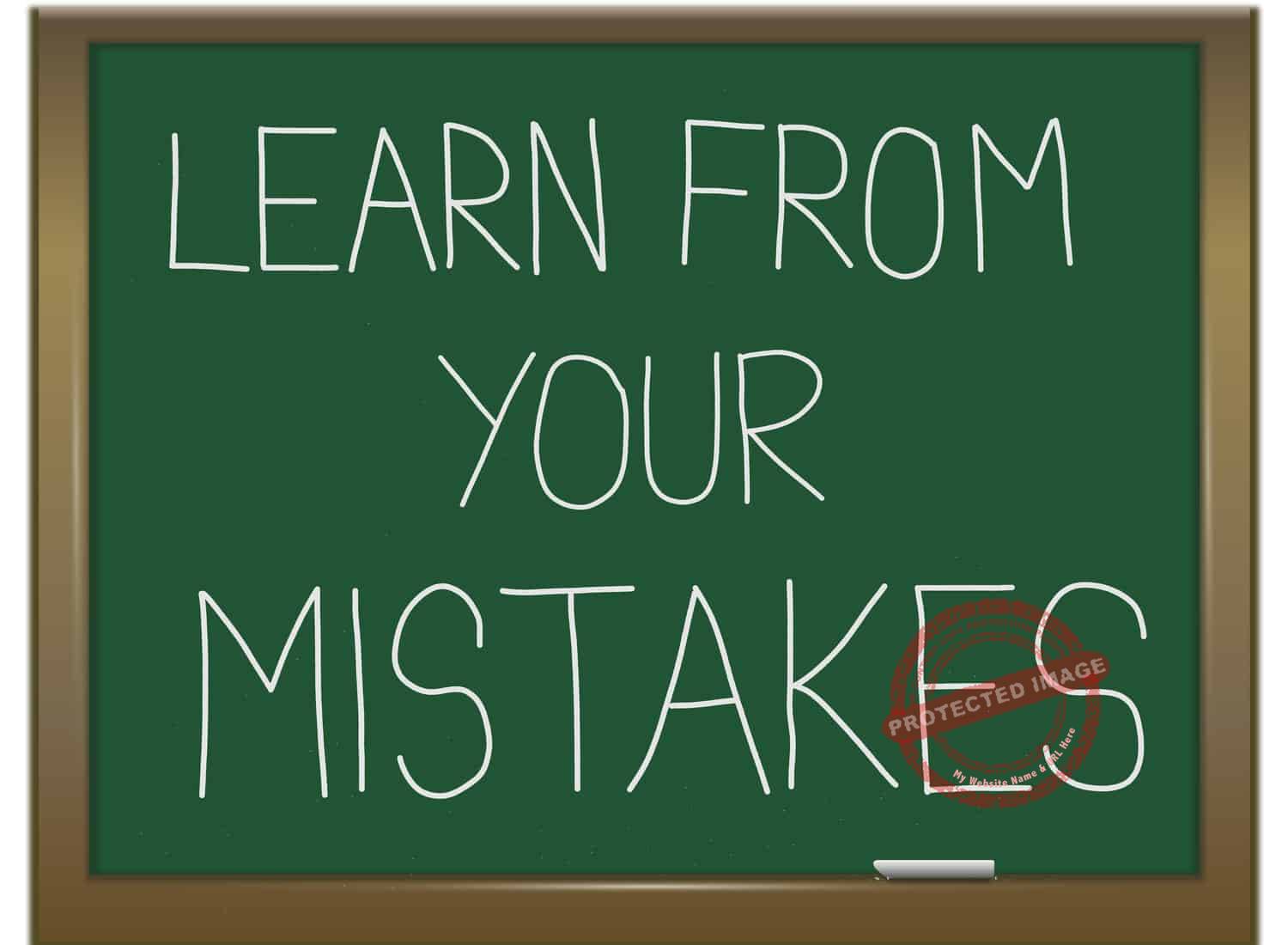 essays about learning from your mistakes